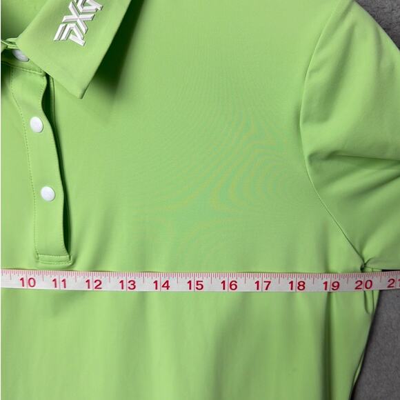 PXG Women's RP Signature Polo Shirt SZ L NWOT Lemon Grass Golf Pickleball Tennis - Picture 5 of 10